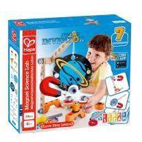 Дървен комплект за игра Hape, Млад изобретател, Научна лаборатория с магнити