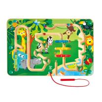 Дървена игра Hape, Магнитен лабиринт, Джунгла