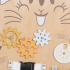 Дървена монтесори дъска Moni Toys, Cat