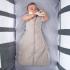 Детски спален чувал от органичен памук BabyBliss, Dreamy Zzz, 3.5 TOG, Grey, 6-18 м