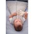 Детски спален чувал от органичен памук BabyBliss, Dreamy Zzz, 3.5 TOG, Grey, 6-18 м