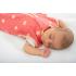 Детски спален чувал от органичен памук BabyBliss, Lovely Apples, 2.5 TOG, 18-36 м