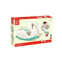 Детска дървена люлка 2в1 Hape, Лебед