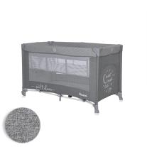 Детска сгъваема кошара на 2 нива Lorelli - Noemi, Cool grey star