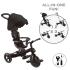Детска триколка със сенник 4 в 1 Globber Explorer Trike Black