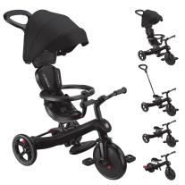 Детска триколка със сенник 4 в 1 Globber Explorer Trike Black