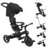 Детска триколка със сенник 4 в 1 Globber Explorer Trike Black