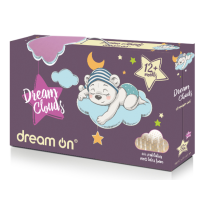 Детска възглавница Dream On Dream Clouds 12+ месеца 50/30/6,5 см