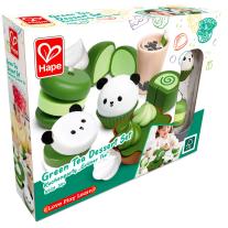 Детски дървен комплект за игра Hape, Десерт от зелен чай