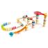 Детски дървен комплект за игра Hape, Домино, Състезателна писта