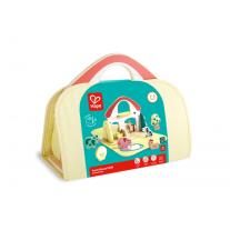 Детски дървен комплект за игра Hape, Малка ферма