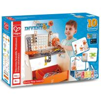 Детски дървен комплект за игра Hape, Млад изобретател, Дървена работна маса