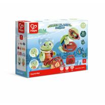 Детски дървен комплект за игра Hape, Уай и Кейл спасители на моретата, 11 части
