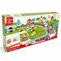 Детски пъзел 4в1 Hape, Спасителни превозни средства