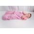 Детски спален чувал от органичен памук BabyBliss, Follow Your Heart, 1 TOG, 0-6 м