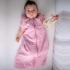 Детски спален чувал от органичен памук BabyBliss, Follow Your Heart, 1 TOG, 0-6 м