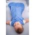 Детски спален чувал от органичен памук BabyBliss, Blue Cars, 1 TOG, 18-36 м