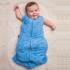 Детски спален чувал от органичен памук BabyBliss, Take me to the Moon, 1 TOG, 6-18 м