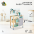 Дървена работна маса за игра с инструменти Moni Toys