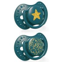 Силиконови залъгалки Stardust, Lovi, 2бр, 0-3 м