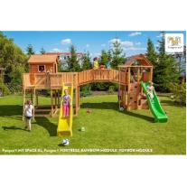 Дървена детска площадка Fungoo MAXI Joyfull castle