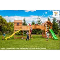 Дървена детска площадка Fungoo MAXI sized plaza