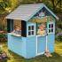 Детска Дървена Къщичка за Игра на Открито GINGER HOME с Кухненски Плот и Аксесоари – За Двор и Градина