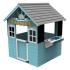 Детска Дървена Къщичка за Игра на Открито GINGER HOME с Кухненски Плот и Аксесоари – За Двор и Градина