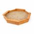 Детски дървен пясъчник GINGER HOME 8-странен модел с 4 седалки 134.5×134.5