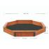 Голям Детски Пясъчник GINGER HOME Дървен OCTAGON с Водоустойчиво Покривало 