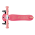 Детска тротинетка Globber със светещи колела PRIMO PLUS GLOW LIGHTS, Корал