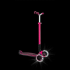 Сгъваема тротинетка за деца над 4 години GLOBBER ACE LIGHTS Розова