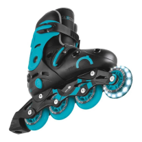 Детски ролери със светещи колела GLOBBER 2 в 1 р-р 34-37 Сини