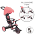 Детска триколка с родителски контрол и сенник 4в1 Globber Explorer Trike Розова Детска триколка с родителски контрол и сенник 4в1 Globber Explorer Trike Розова