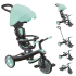 Детска триколка с родителски контрол и сенник 4в1 Globber Explorer Trike Ментово зелена Детска триколка с родителски контрол и сенник 4в1 Globber Explorer Trike Ментово зелена
