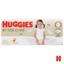 ПЕЛЕНИ HUGGIES EXTRA CARE, РАЗМЕР 5, 11-25 КГ, 50 БРОЯ