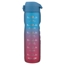 Бутилка за вода Ion8 Mot., рециклирана пластмаса,1000ml, Blue/Pink