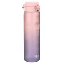 Бутилка за вода Ion8 Motivator, рециклирана пластмаса,1000ml, Peri/Rose