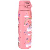 Бутилка за вода Ion8 Print, метална, 600ml, ЕДНОРОГ