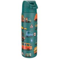 Бутилка за вода Ion8 Print, метална, 600ml, ПРЕВОЗНИ СРЕДСТВА
