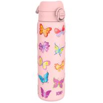 Бутилка за вода Ion8 Print, метална, 600ml, ПЕПЕРУДИ