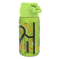 Бутилка за вода Ion8 Print, рециклирана пластмаса, 350ml, Cars
