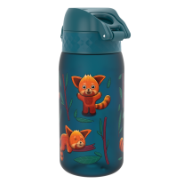 Бутилка за вода Ion8 Print, рециклирана пластмаса, 350ml, Red Pandas