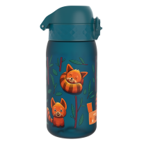 Бутилка за вода Ion8 Print, рециклирана пластмаса, 350ml, Red Pandas