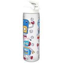 Бутилка за вода Ion8 Print,рециклирана пластмаса,500ml, Robots