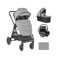 Комбинирана бебешка количка 3в1 Kikka Boo Ava Grey