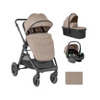 Комбинирана бебешка количка 3в1 Kikka Boo Ava Beige
