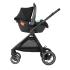 Комбинирана бебешка количка 3в1 Kikka Boo Ava Black