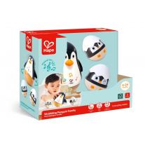 Комплект бебешки дрънкалки Hape, Семейство пингвини