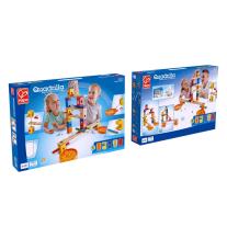 Комплект дървена писта Hape, Quadrilla, Музикално спускане
